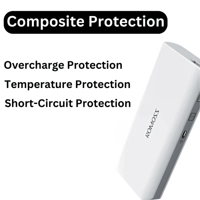 Romoss Sense 4 power bank protection details