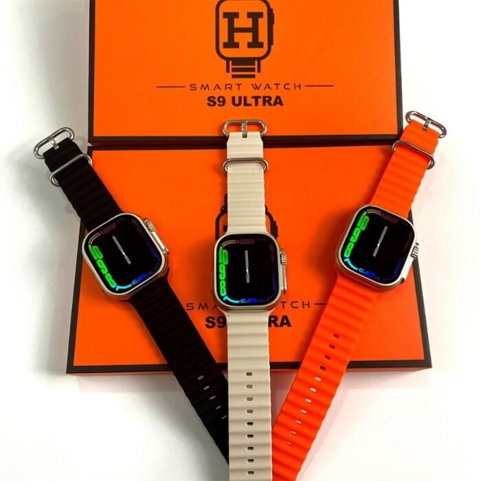 S9 ultra Smartwatch in different straps