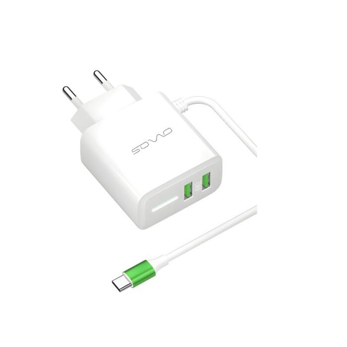 SOVO SG-72 dual usb charger White