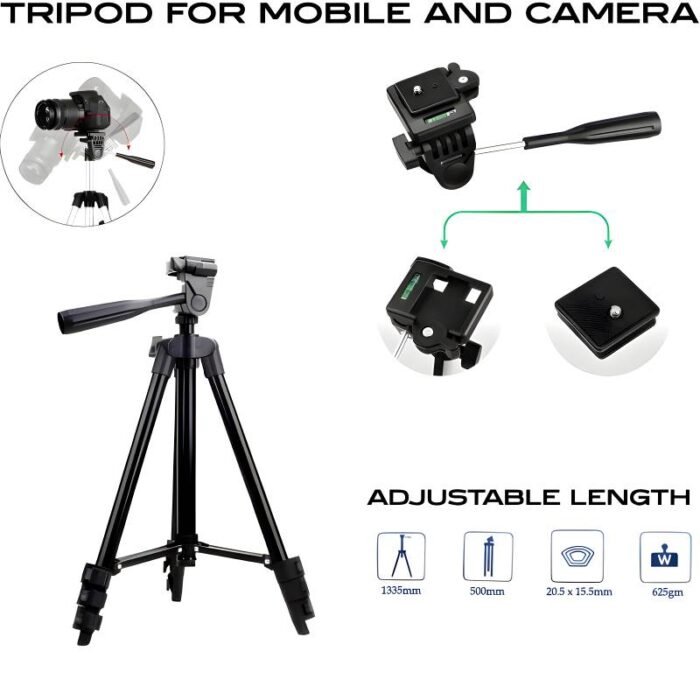 3301 Tripod Stand for Mobiles & Cameras