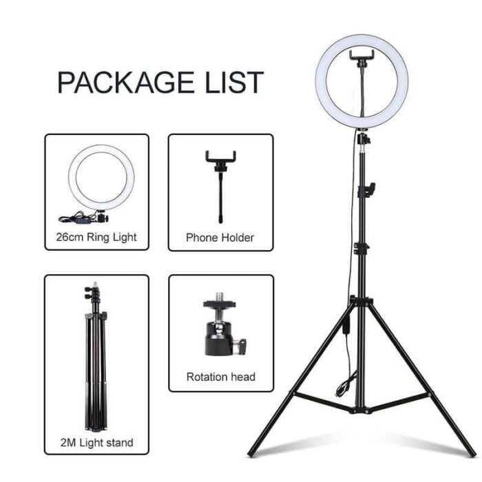 LED Ring Light with Stand an ultimate package