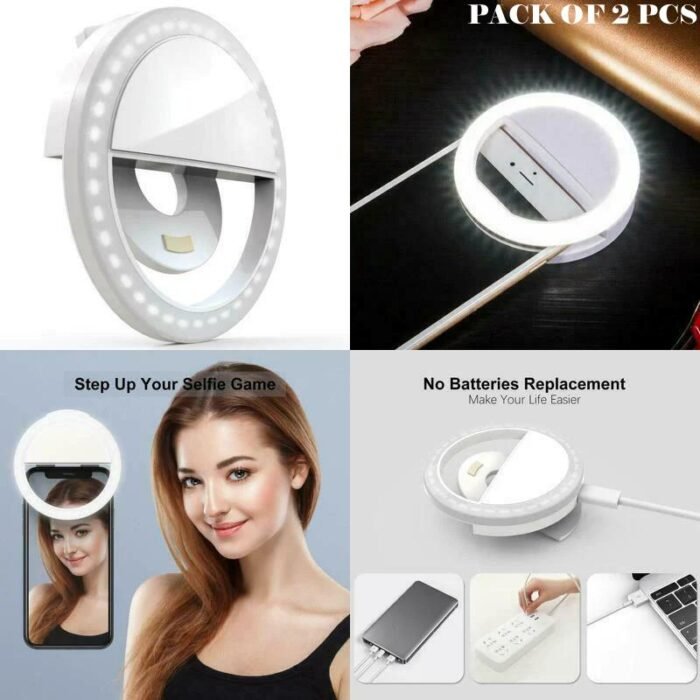 Mini Portable Selfie Ring Lights Features