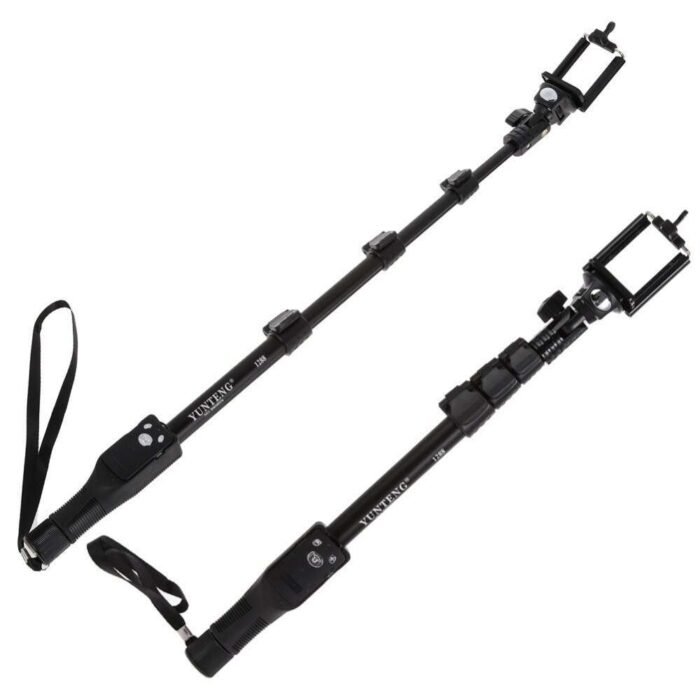 YT-1288 Selfie Stick Monopod Black Color