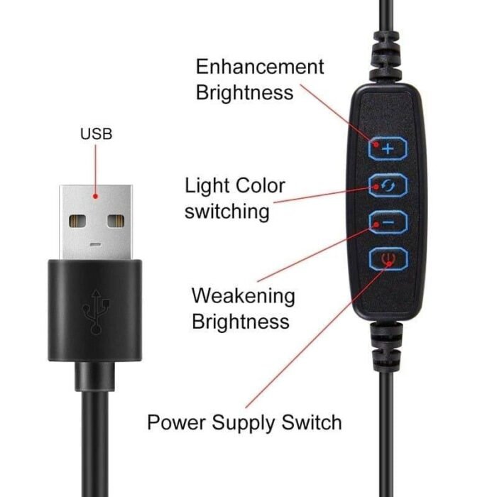 LED Ring Light with Control Feature